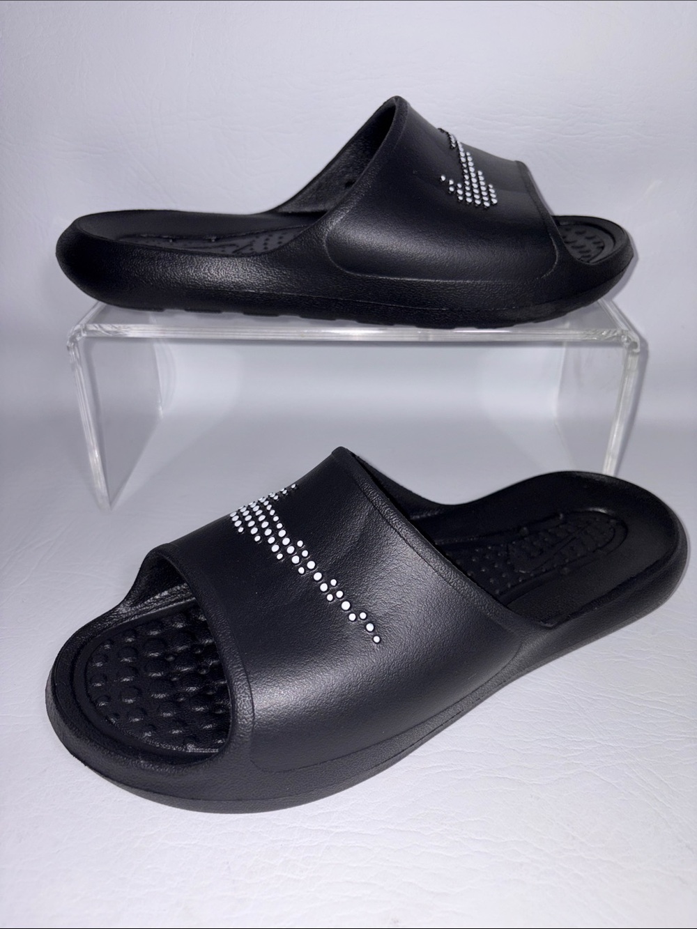 Nike Black Victori One Shower Slides Sandals Size 7 Womens